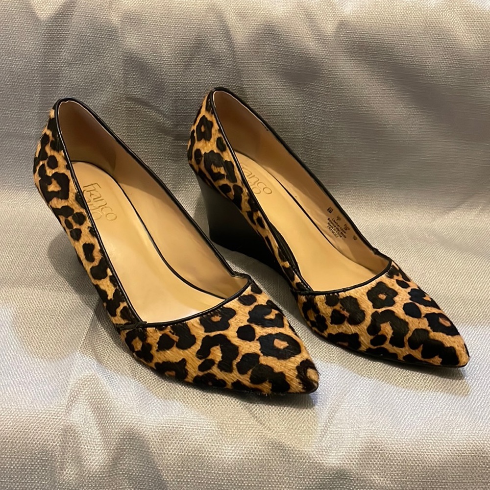 Frankie by Franco Sarto Wedges - Leopard